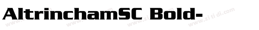 AltrinchamSC Bold字体转换